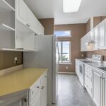 Kitchen looking at the ocean