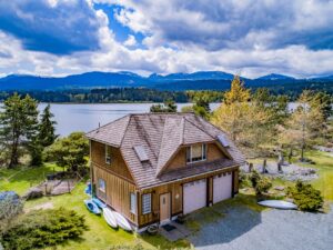 Beach house on Vancouver Island